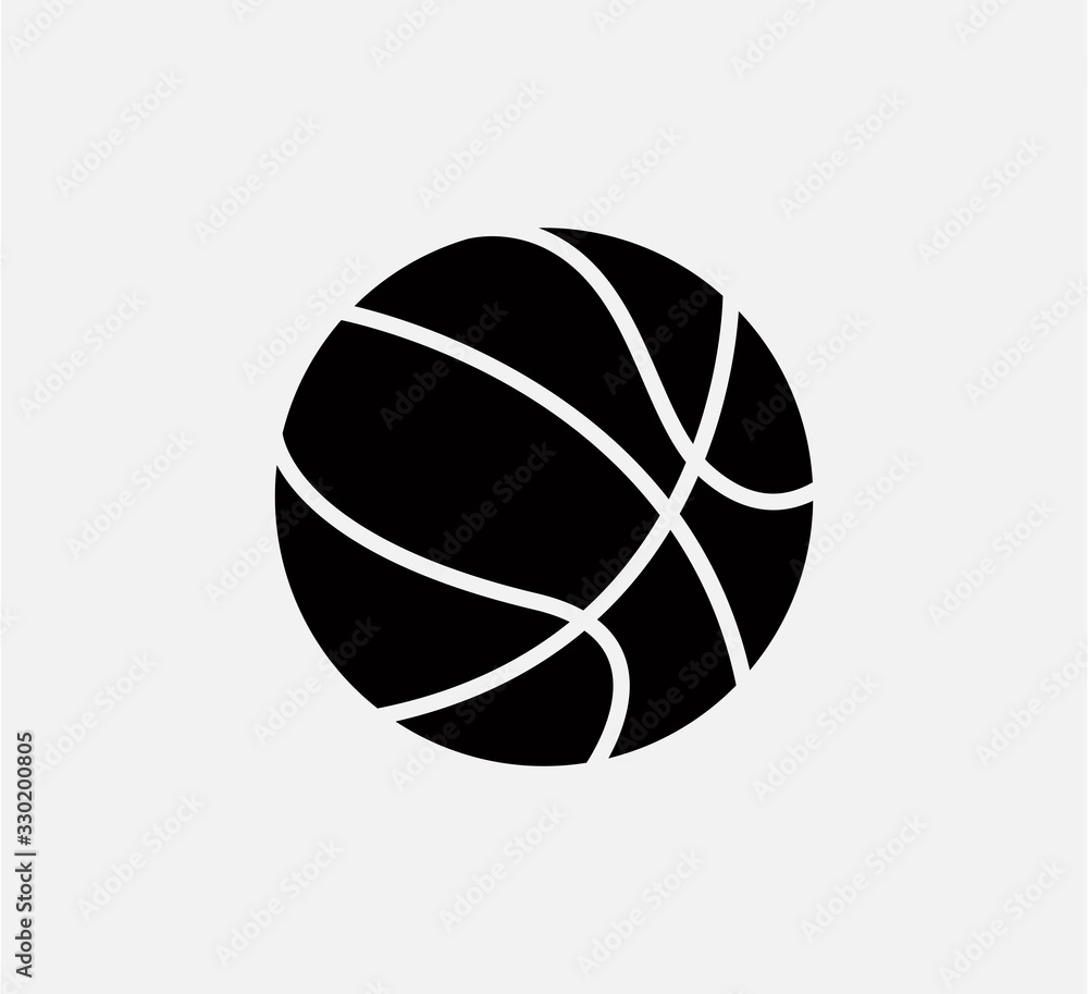 Basket ball icon vector logo design template Basket ball icon vector logo design template