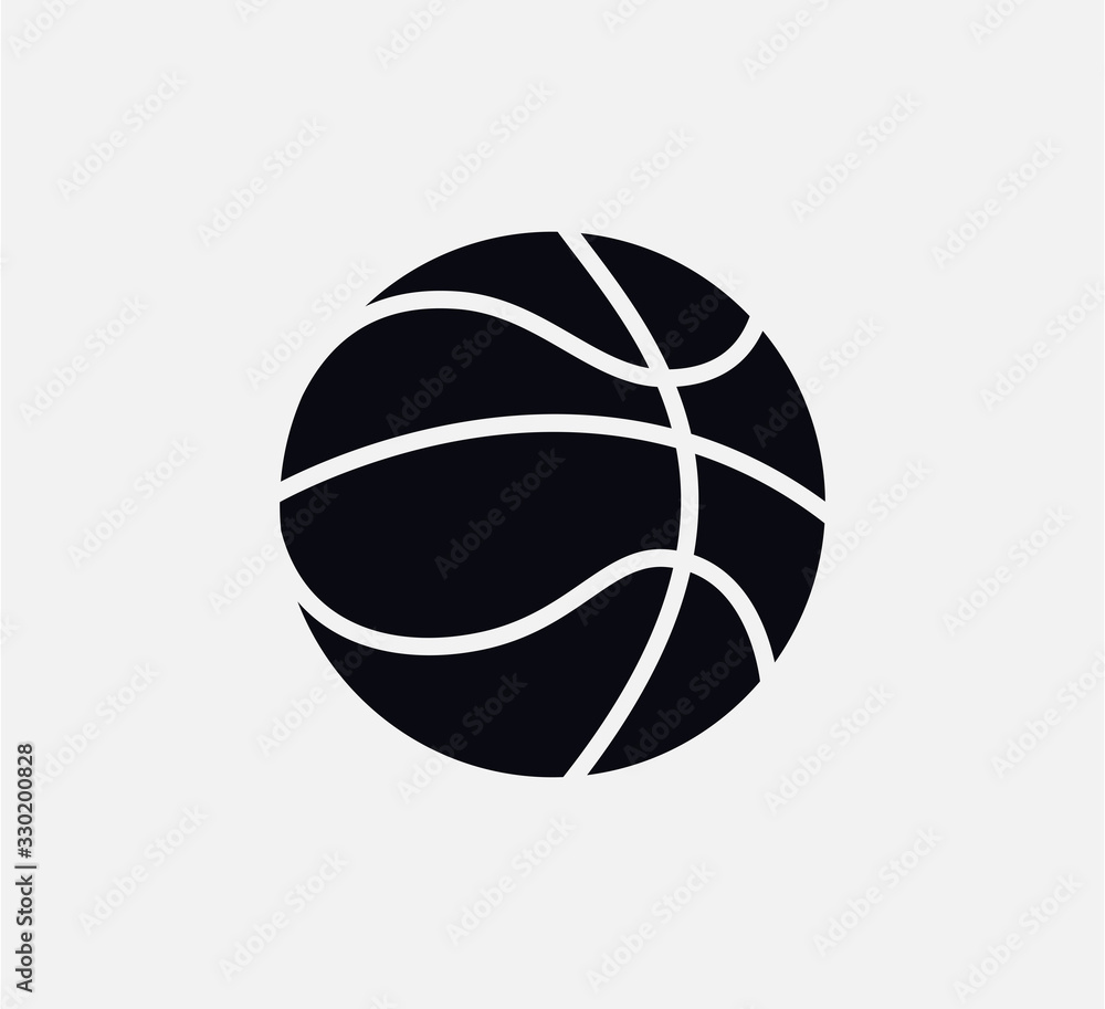 Basket ball icon vector logo design template Basket ball icon vector logo design template