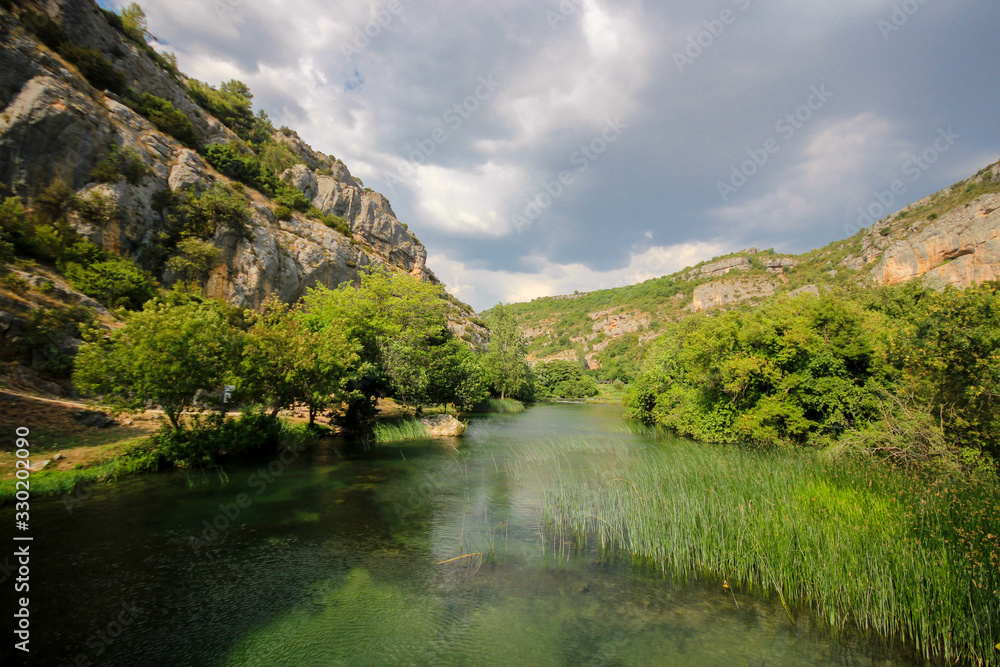 Lake in krka national park, croatia