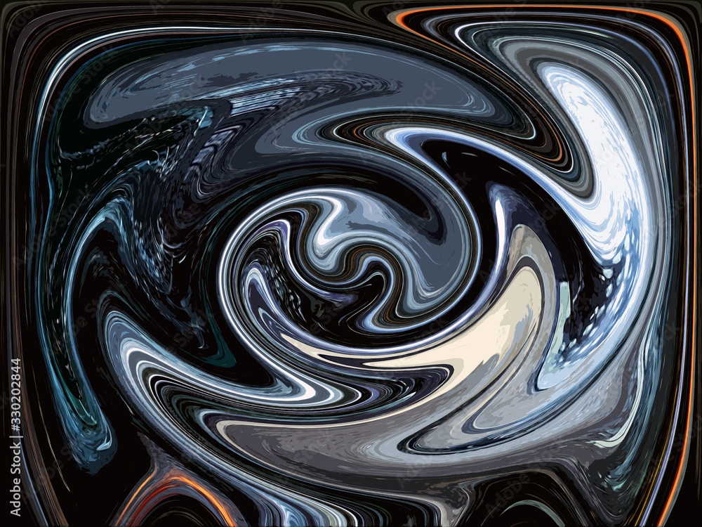 Spinning modern art digital painting Spinning modern art digital painting