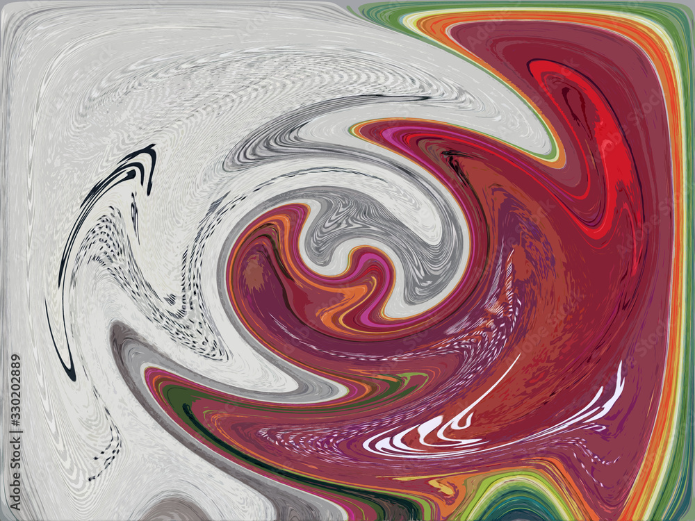Spinning modern art digital painting Spinning modern art digital painting