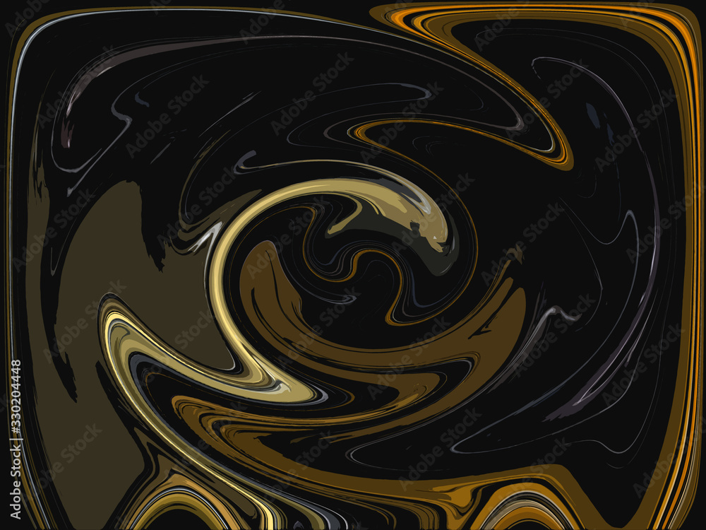 Abstract contrast round spinning rendered oil paint Abstract contrast round spinning rendered oil paint