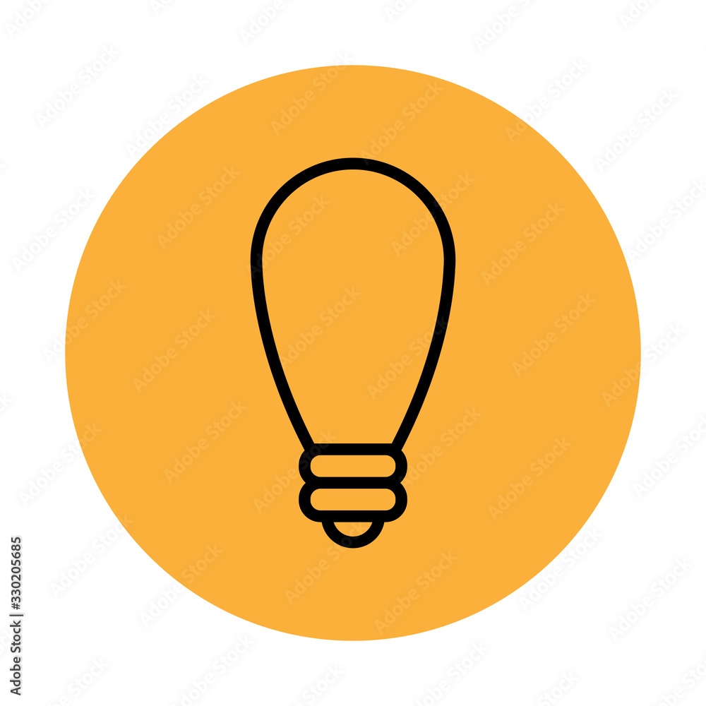 Lightbulb icon, symbol of idea. Vector pictogram. Lightbulb icon, symbol of idea. Vector pictogram.