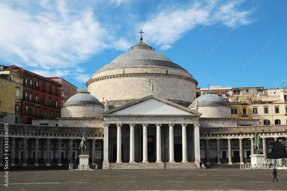 The church of San Francesco di Paola, Naples, Italy
