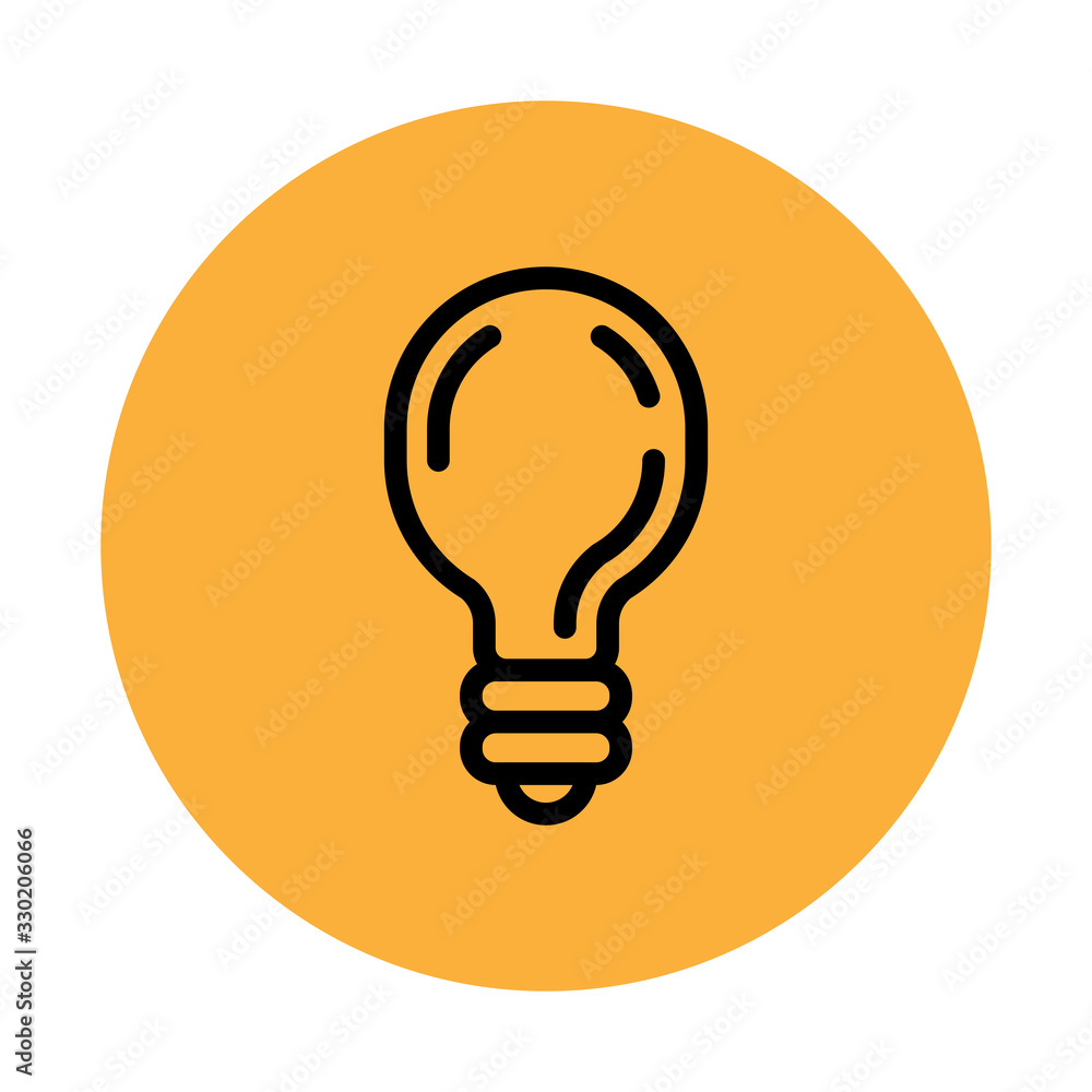 Lightbulb icon, symbol of idea. Vector pictogram. Lightbulb icon, symbol of idea. Vector pictogram.
