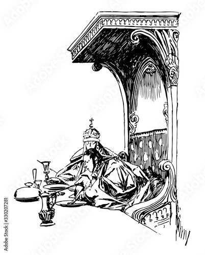 Fate Wills, vintage illustration