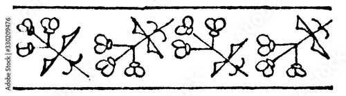 Turkish Design refers to art produced by earlier cultures, vintage engraving.