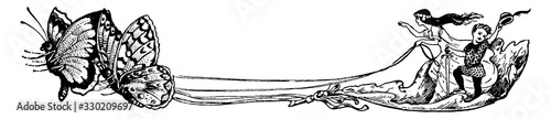 Tom Thumb, vintage illustration