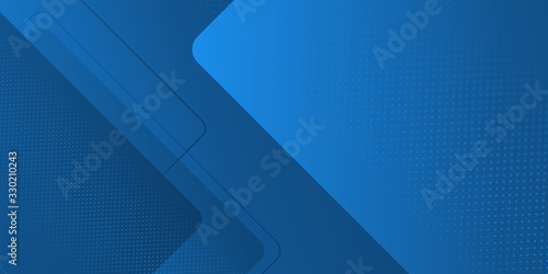 Modern blue abstract background for presentation design and business card template