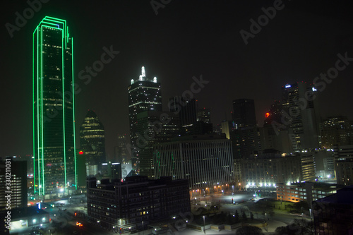 Downtown Dallas, Texas at Night photo