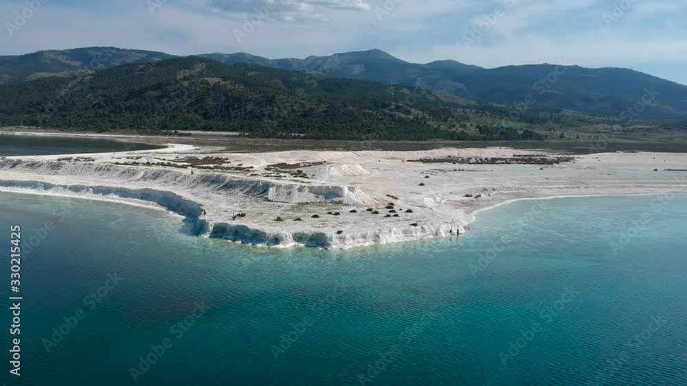 Salda lake from burdur turkey Salda lake from burdur turkey