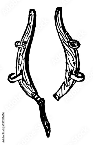 Hames, vintage illustration.