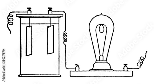 Electric Apparatus, vintage illustration