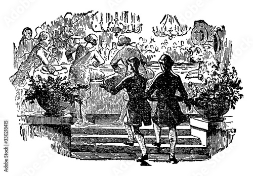 The Tinder Box, vintage illustration