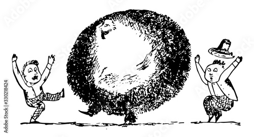 Edward Lear, vintage illustration
