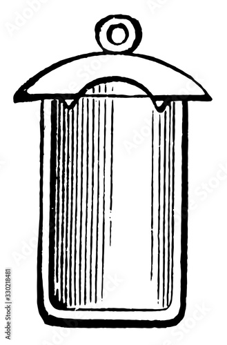 Crucible, vintage illustration.
