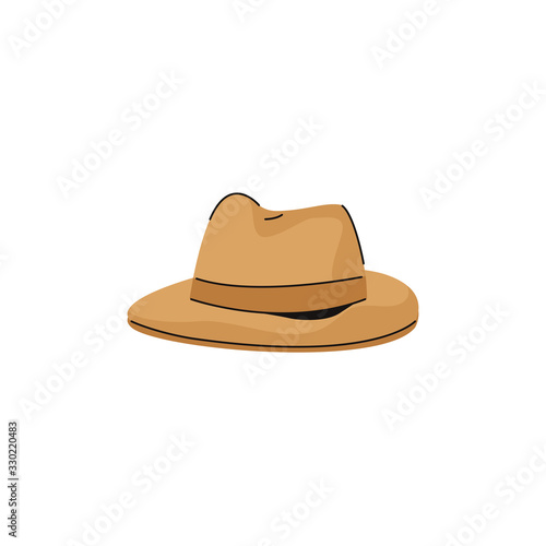 feminine hat fashion accessory isolated icon