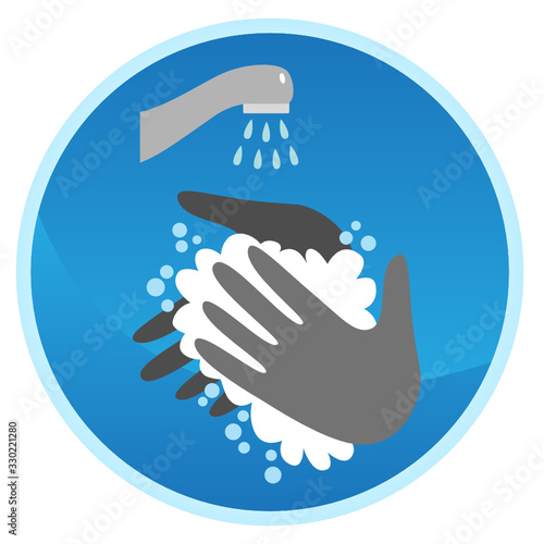 Hand washing  Mandatory sign