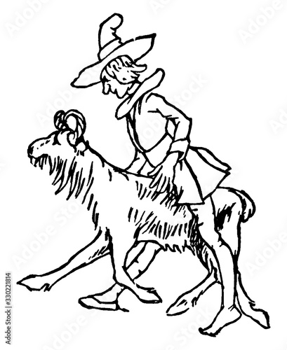 Photos Simple Simon, vintage illustration