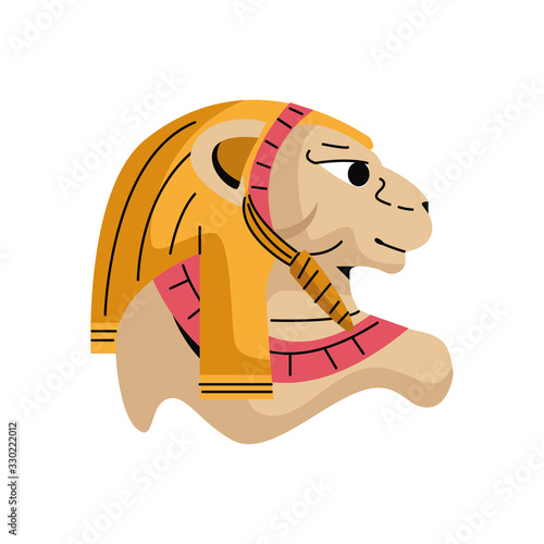 bastet Egyptian god character isolated icon