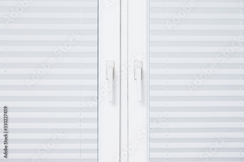 Bilde på lerret White plastic window home indoor