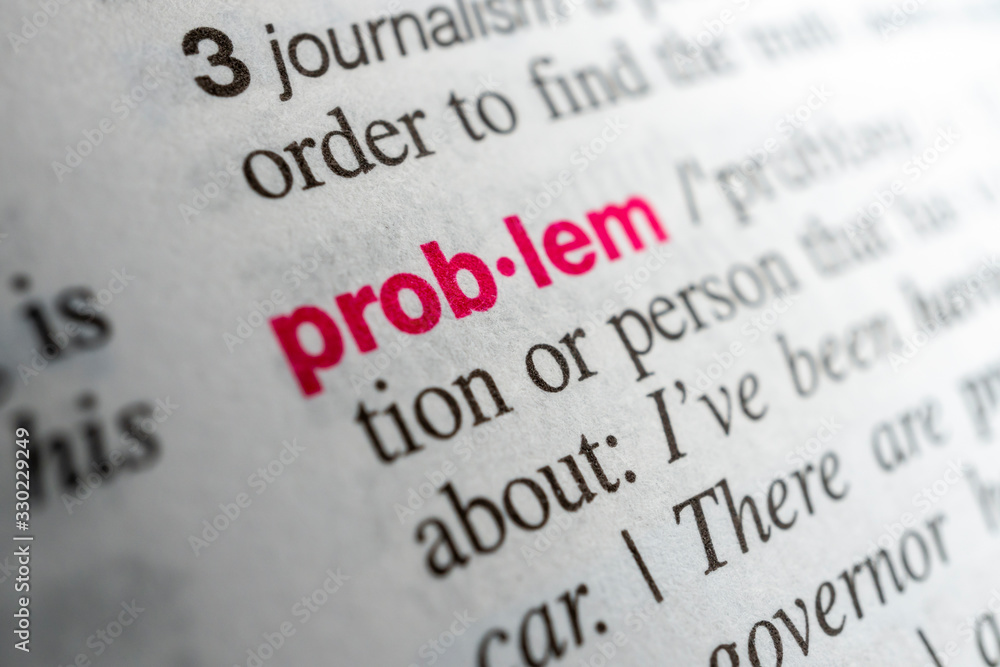 Obraz premium Dictionary Meanings of the Economic Crisis