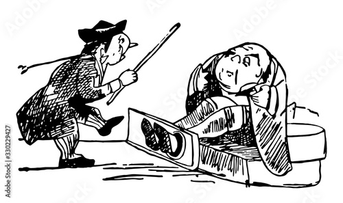 Edward Lear, vintage illustration