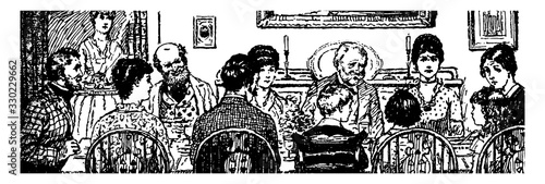 Maggie Tulliver, vintage illustration