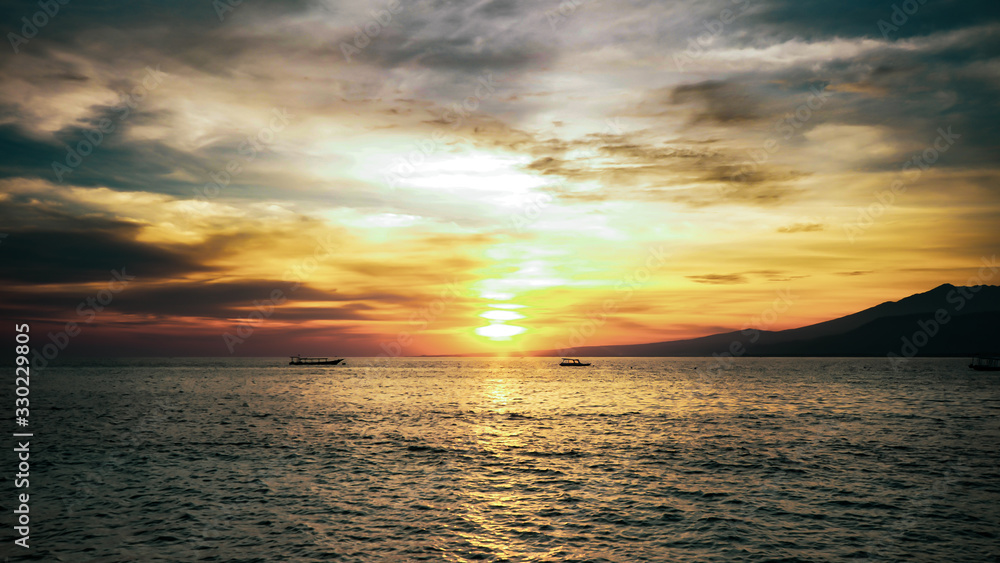 Fototapeta premium Sunset Orange