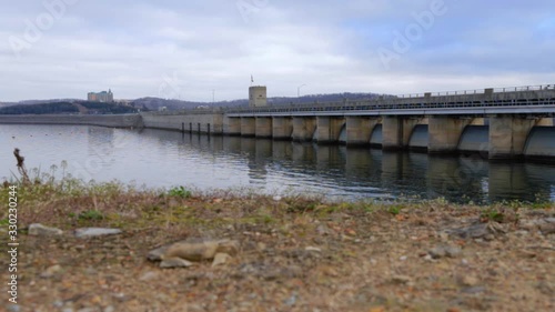 Table Rock Dam on the White River, completed in 1958 by the U.S. Army Corps of Engineers, created Table Rock Lake in the Ozarks of Southwestern Missouri. photo