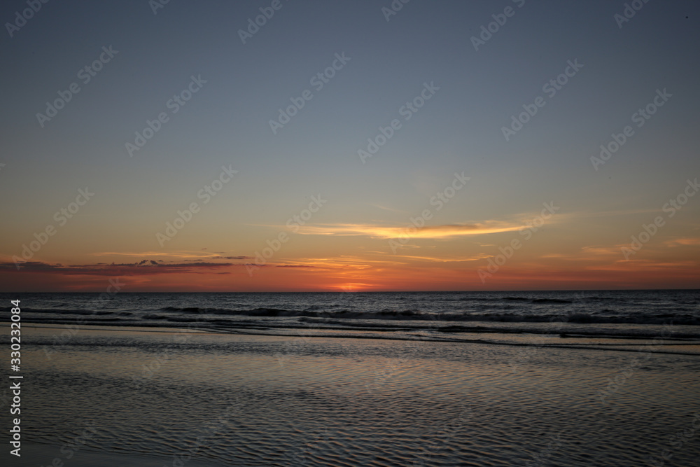 Fototapeta premium sunset on the beach