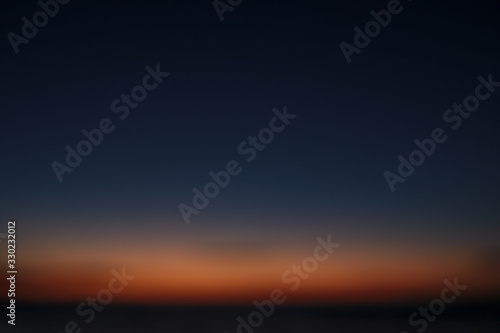 sunset on the beach