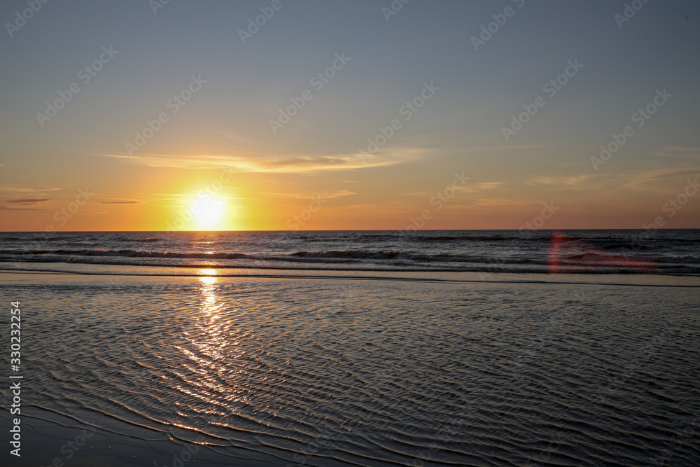 Fototapeta premium sunset on the beach