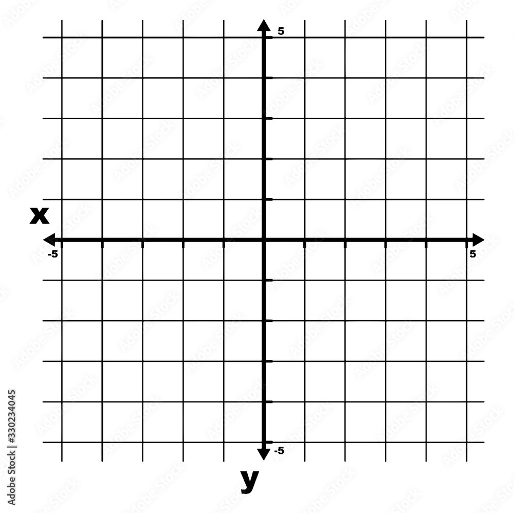coordinate-grid-with-axes-and-some-increments-labeled-and-grid-lines-shown-vintage-illustration