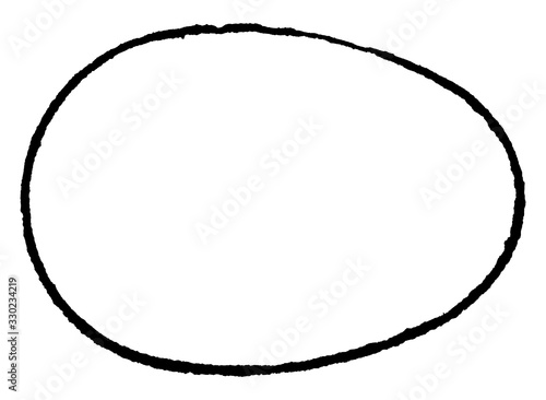 Oval/Ovoid, vintage illustration.