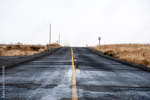Empty road photo