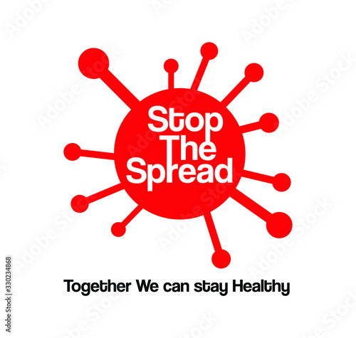 Stop the spread sign vector