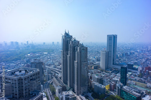 東京新宿 高層ビルからの風景 © EISAKU SHIRAYAMA