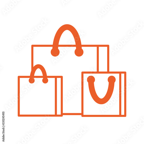 paper shopping bags icon