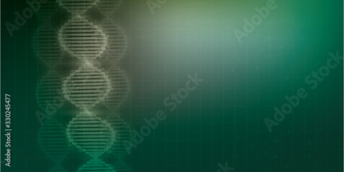 DNA vector background can be used for science or medical concepts.