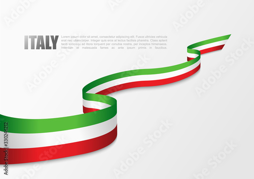 Italy flag background concept