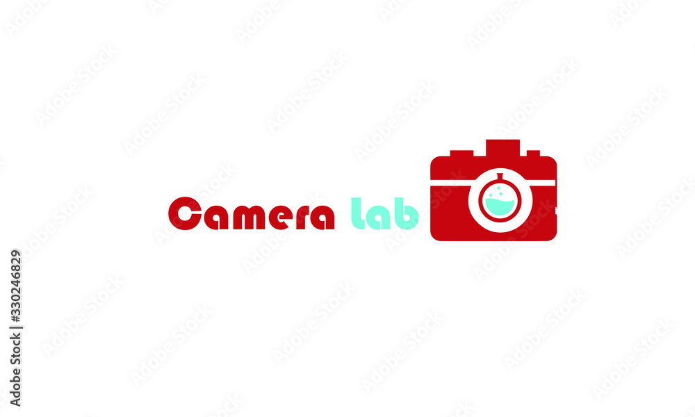 camera lab art vector logos and icons.