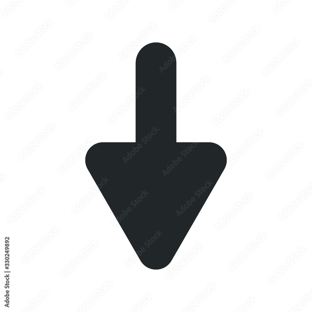 Obraz premium Arrow Down Icon