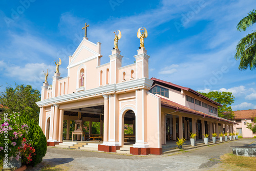 Old Catholic Church of St. Philip Neri on a sunny day. Negombo, Sri Lanka photo
