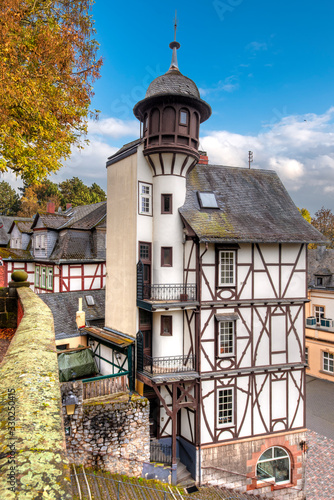 Ein altes Fachwerkhaus in der Altstadt von Wetzlar, Hessen, Deutschland photo