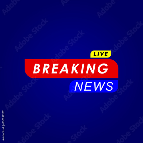 Breaking News Vector For Badge Information