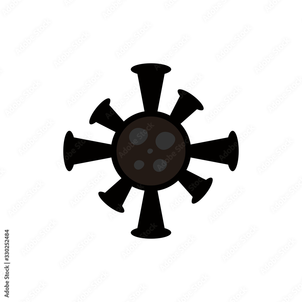 Fototapeta premium Corona Virus Vector Illustration Science For Medicine Background