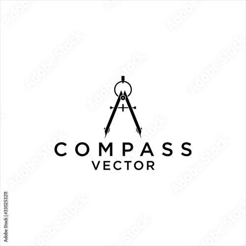 compass architect tool draw logo design 