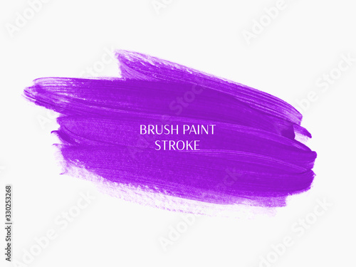 Blue Art Design brush stroke paint abstract background - Vector. Creative design. Paint graphic element.