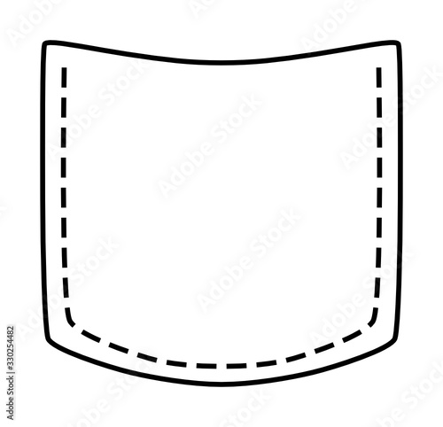 Brusttasche, Tasche, Beutel, Aufnäher
